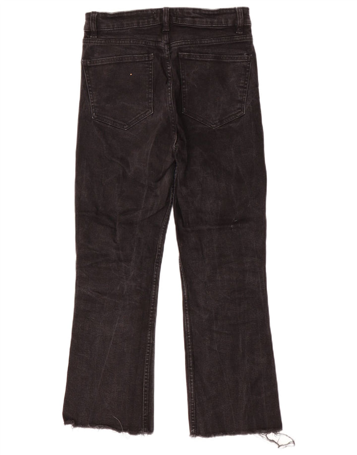Blugi drepti pentru femei Zara EU 40 Medium W30 L26 Negri