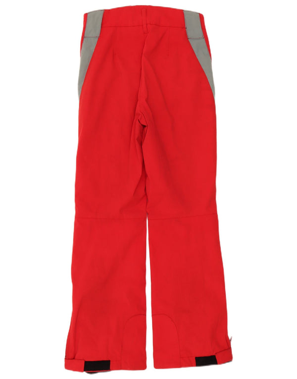 Pantaloni casual drepti Colmar pentru femei IT 42 Large W30 L31 Red Colorblock