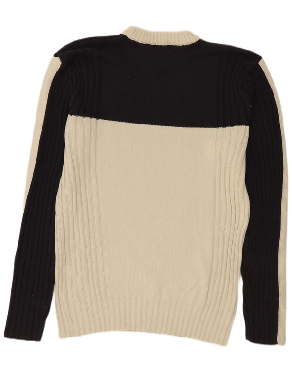 Pulover pentru bărbați PORT LOUIS, cu gât roșu, IT 56 XL, albastru bleumarin, bloc de culoare