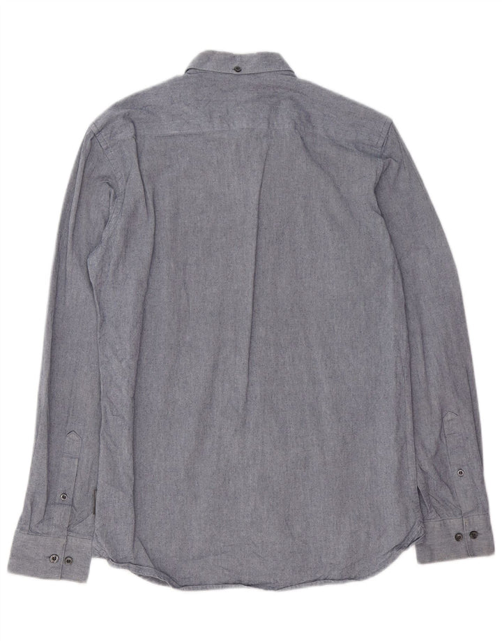 FRENCH CONNECTION Cămașă Bărbați Mic Albastru Bumbac