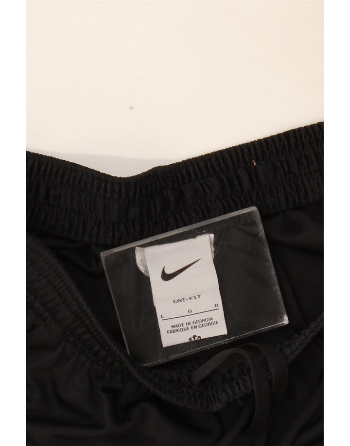 Pantaloni de trening NIKE Dri Fit pentru bărbați, mari, negri, color block