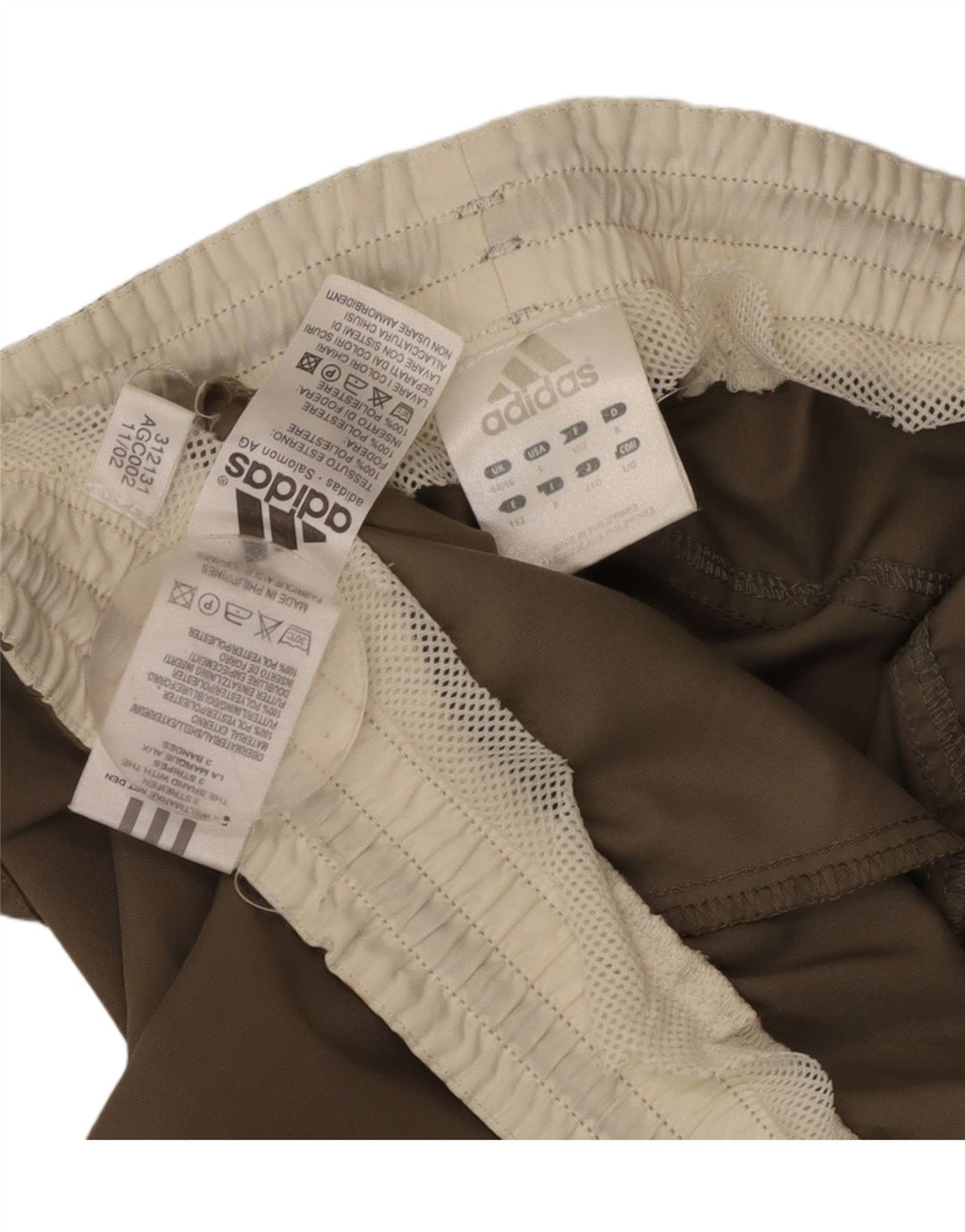 Pantaloni de trening ADIDAS pentru bărbați Marea Britanie 44/46 Poliester bej mare