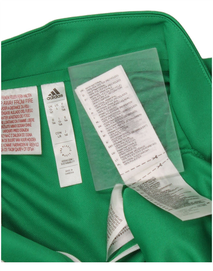 Trening ADIDAS Aeroready Zip Neck Pullover Top 13-14 ani verde