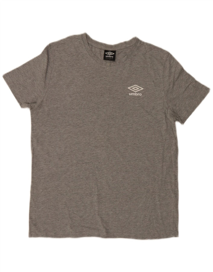 Umbro Tricou Bărbați Top Mare Bumbac Gri