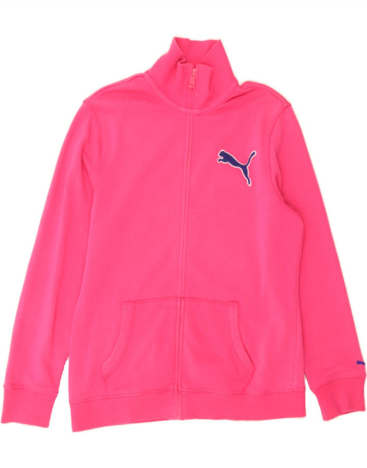 PUMA Womens Tracksuit Top Jacket UK 12 Medium Pink Vintage Puma and Second-Hand Puma from Messina Hembry 