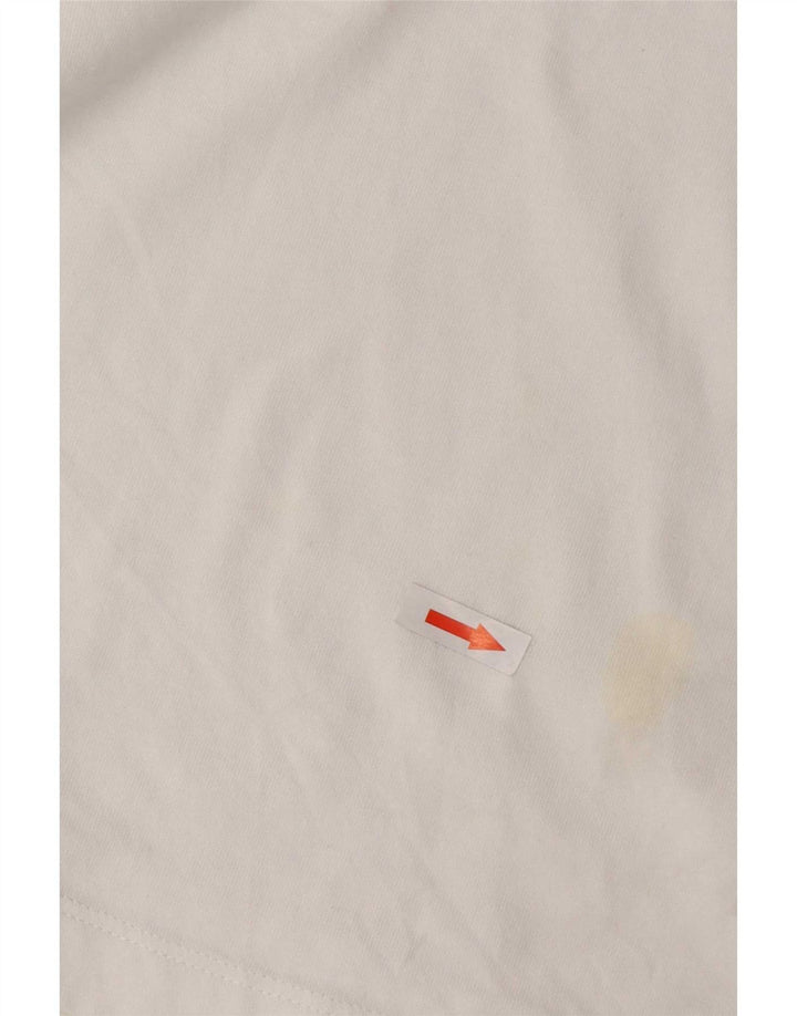 Tricou pentru femei Benetton Top UK 14 Medium White Bumbac