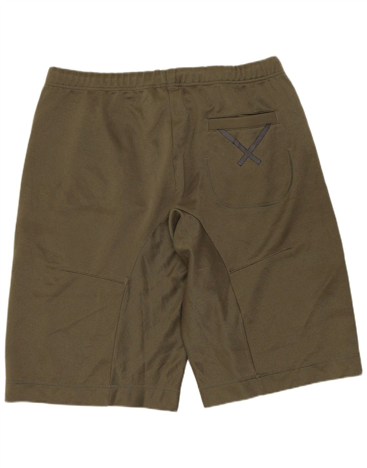 Pantaloni scurți sport Adidas pentru bărbați, mari, kaki, poliester