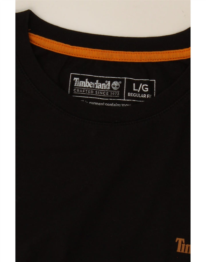 TIMBERLAND Bărbați Regular Fit Tricou Top Large Negru