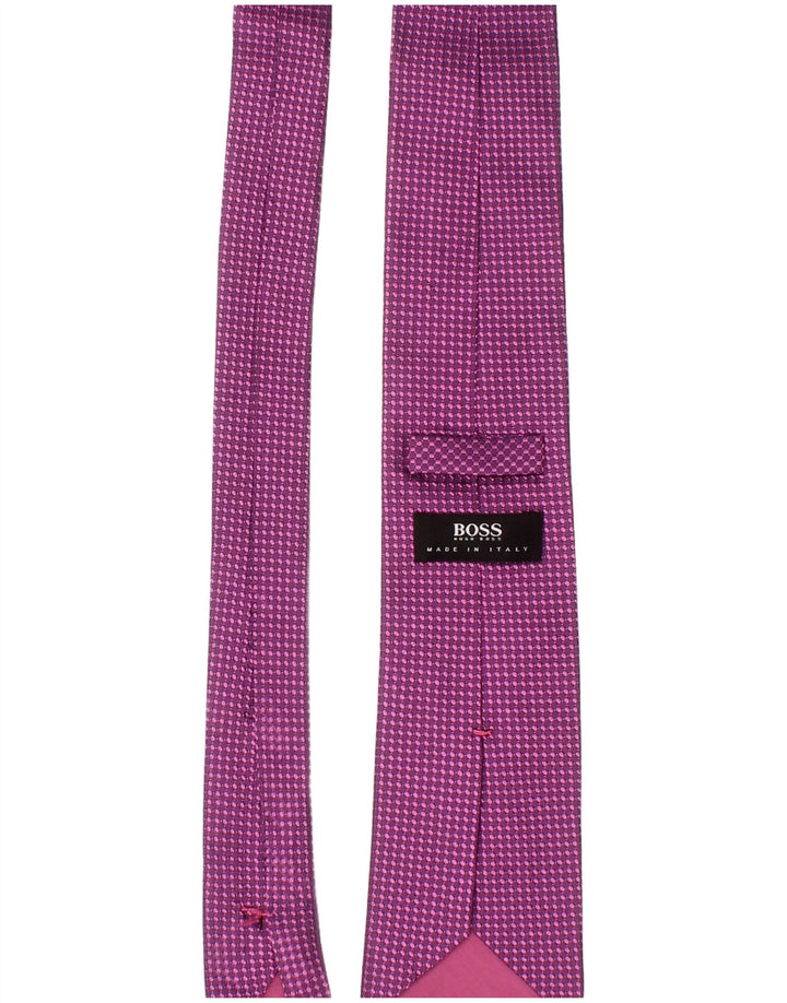 Cravată pentru bărbați Hugo Boss, mărime unică, violet pete clasic