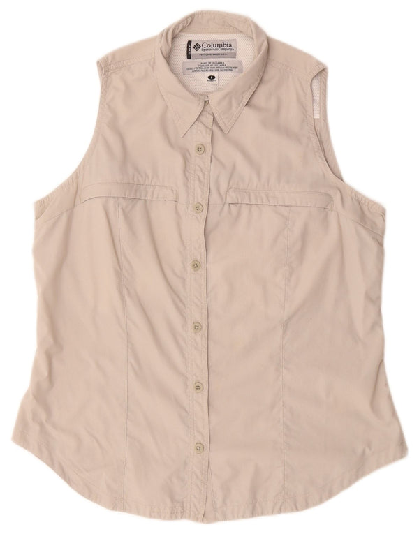 Cămașă fără mâneci Columbia pentru femei UK 16 Large Beige