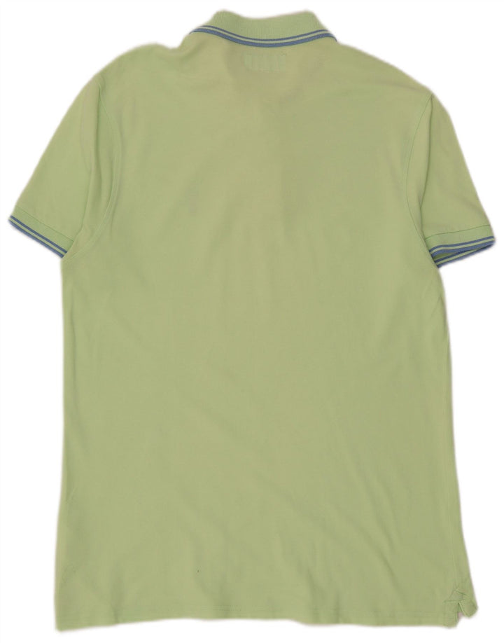 Tricou polo pentru bărbați Refrigue, bumbac verde 2XL