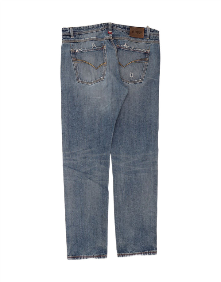 JAGGY Mens Straight Jeans W36 L34 Blue Cotton Vintage Jaggy and Second-Hand Jaggy from Messina Hembry 