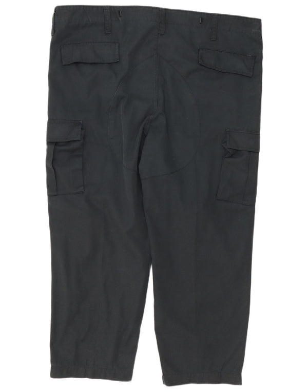 Pantaloni cargo conici pentru bărbați vintage XL W40 L27 Poliester negru