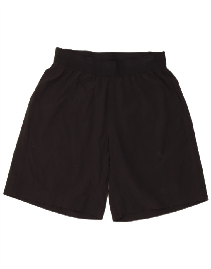 Pantaloni scurți sport Champion pentru femei UK 12 Poliester mediu negru