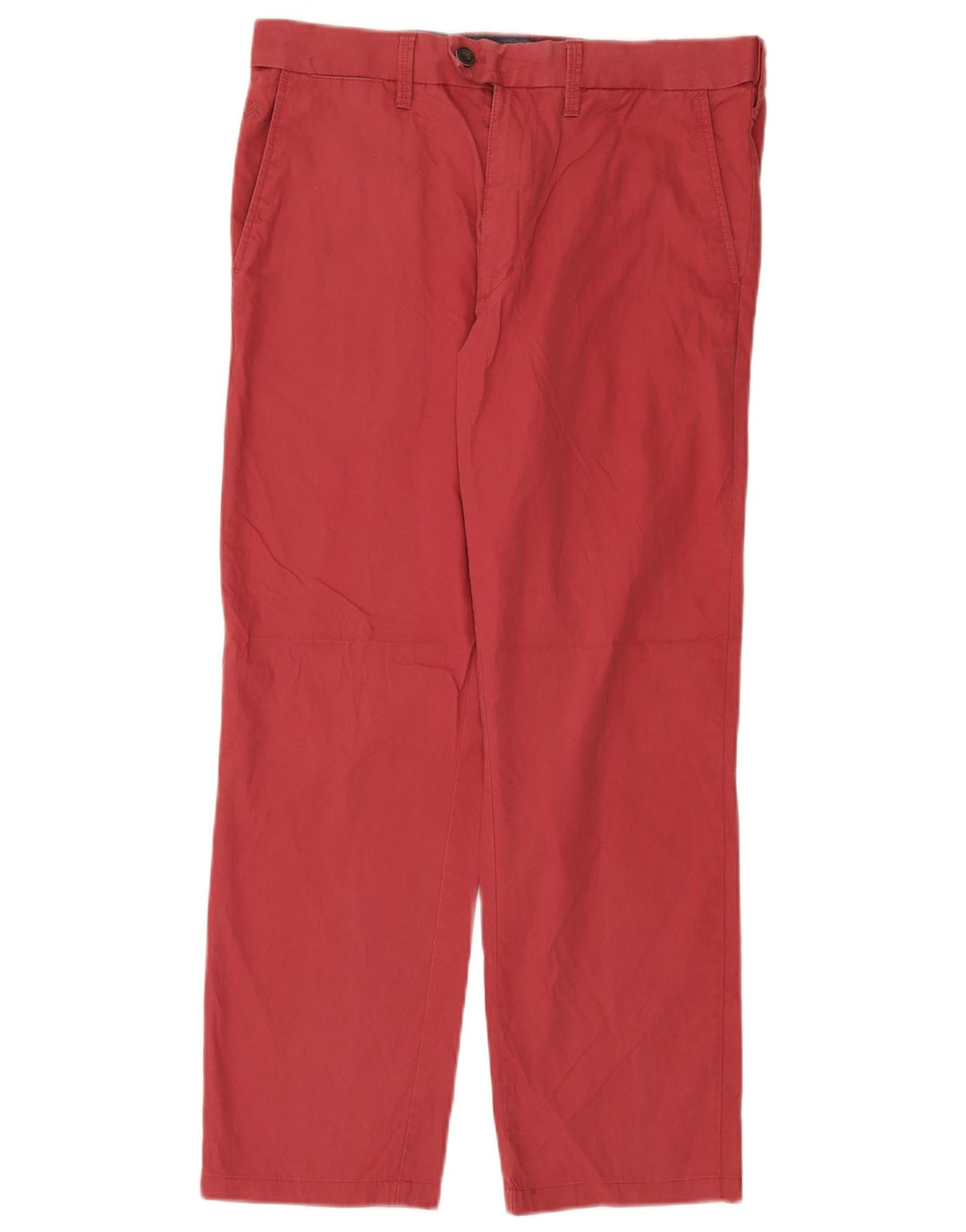 Marks & Spencer Pantaloni de costum obișnuit, drepti, pentru bărbați, L32 L28, bumbac roz