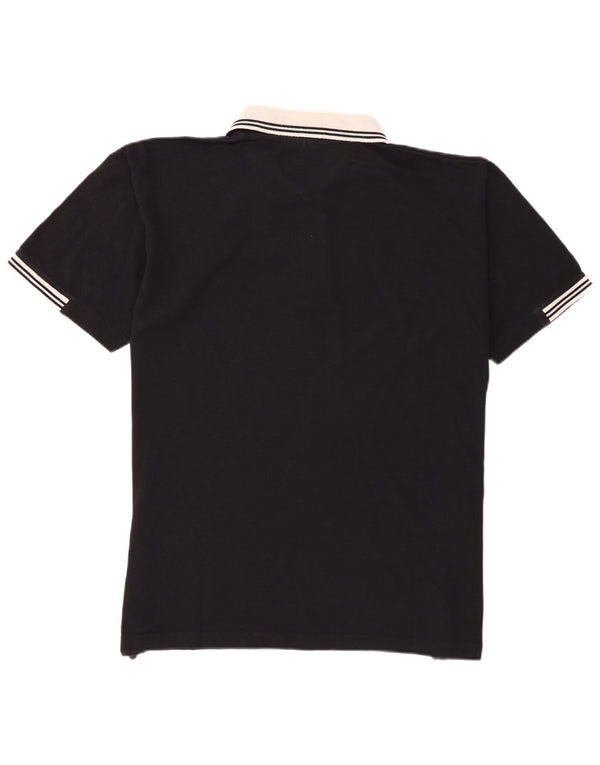 Tricou polo Lotto Rugby pentru bărbați 2XL bumbac negru