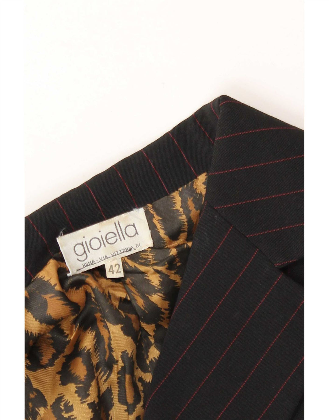 Jachetă vintage pentru femei cu 2 nasturi IT 42 Medium Black Dunge