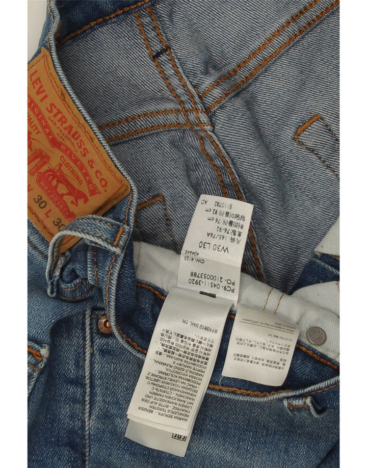 Blugi Levi's 511 Slim pentru bărbați W30 L30 Bumbac albastru