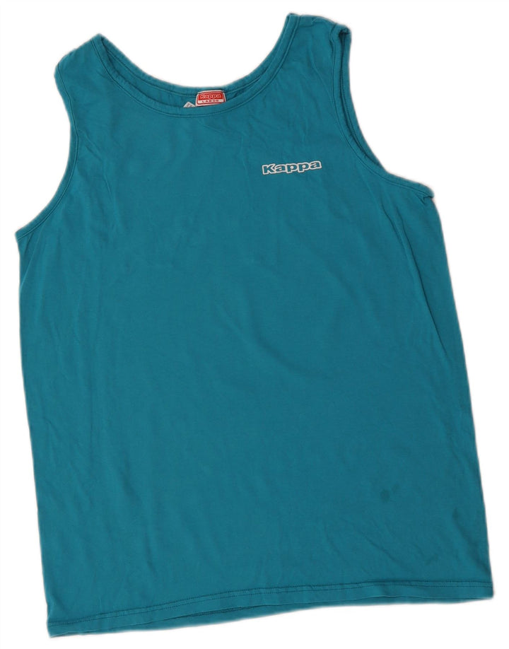 Vest Top pentru femei Kappa UK 14, mare, albastru, bumbac