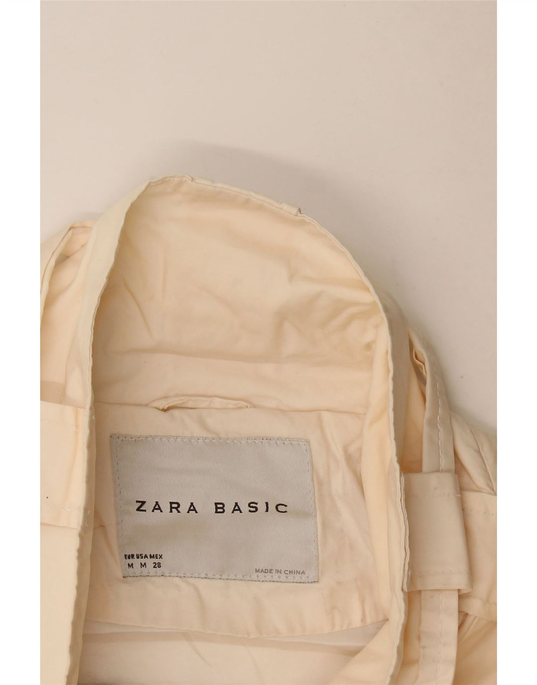 Jachetă Zara pentru femei UK 14 Medium Off White