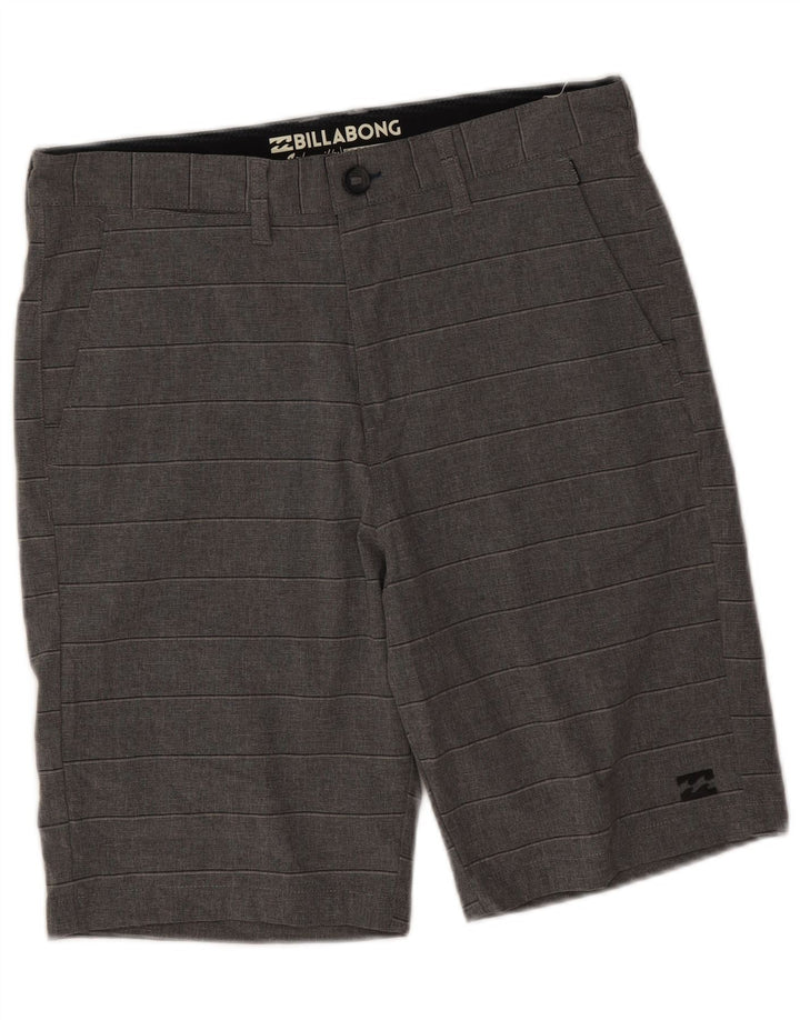 Pantaloni scurți chino pentru bărbați Billabong W31 Poliester cu dungi gri medii