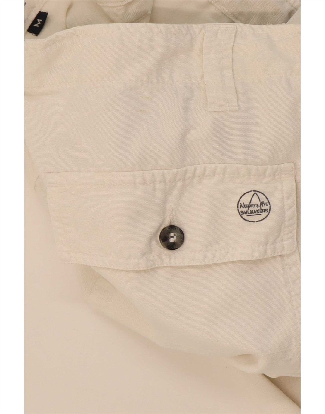 Murphy & Nye Pantaloni Chino Drepți Bărbați Mediu L32 L32 Bumbac Alb