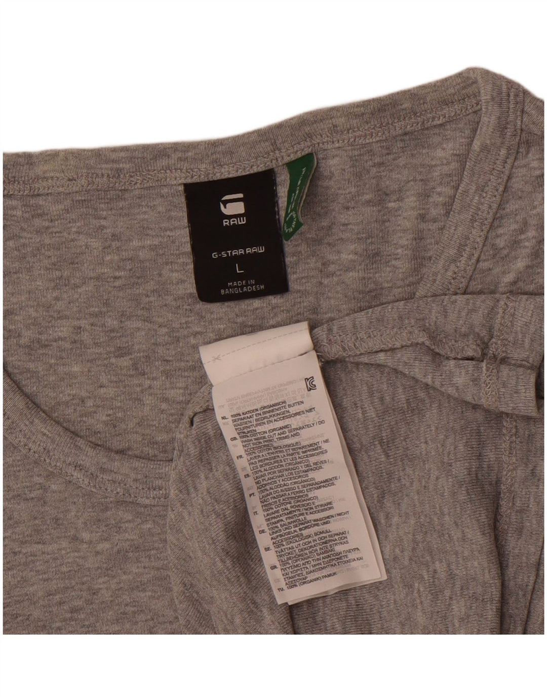 Tricou pentru bărbați G-Star Top mare, gri bumbac cu pete