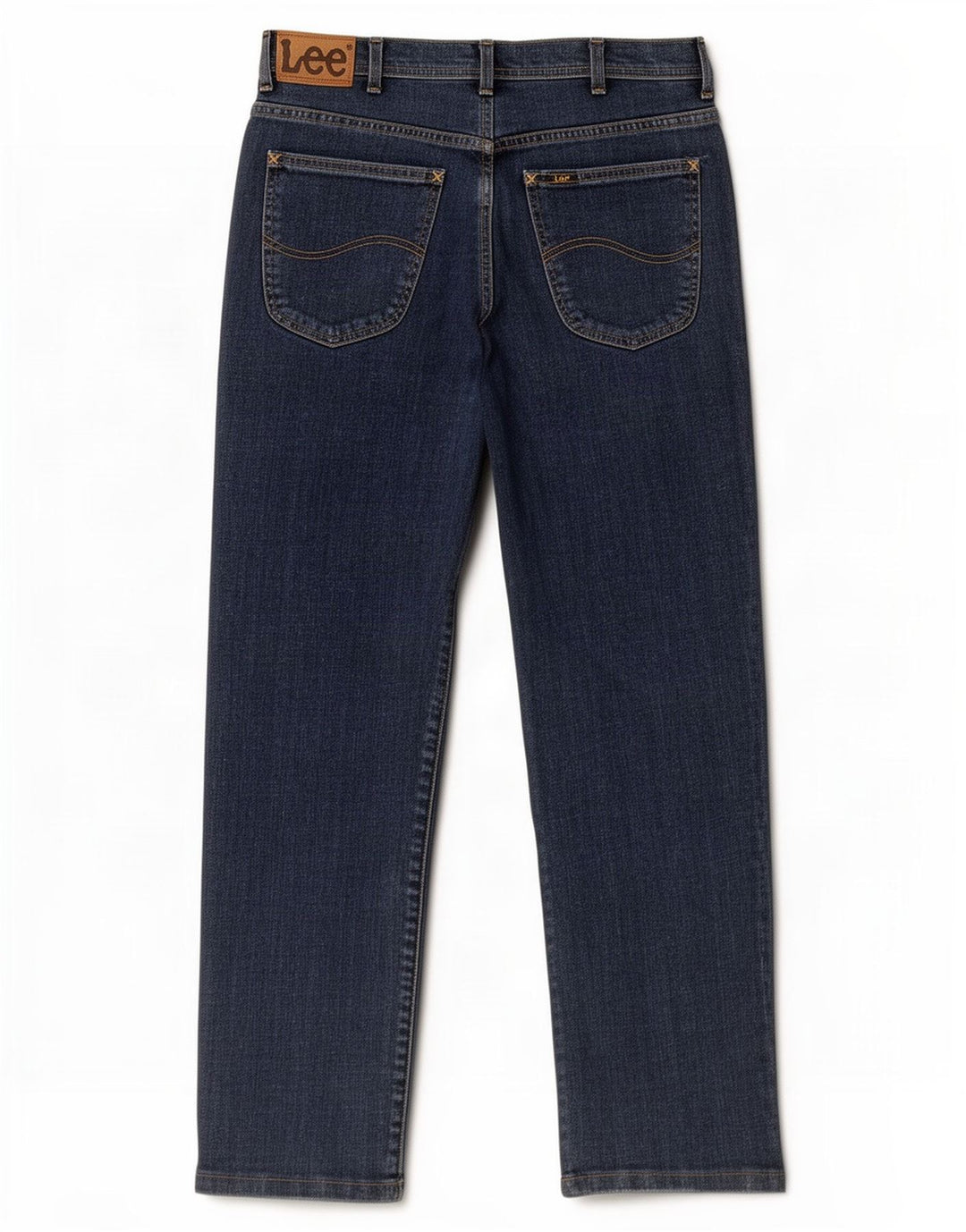 Blugi Lee Brooklyn Straight pentru bărbați L34 L30 Bumbac bleumarin
