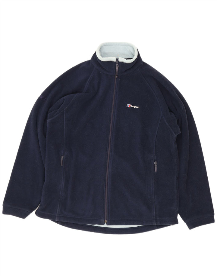 Jachetă fleece pentru femei Berghaus UK 16 mare poliester bleumarin