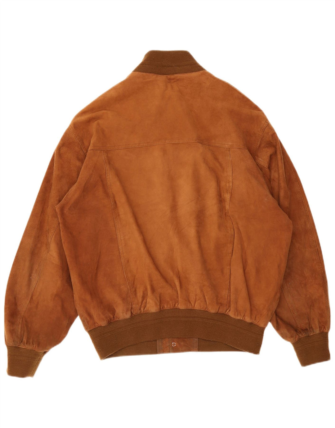 Jachetă Bomber de piele intoarsa pentru barbati Bata and More IT 50 mare, maro, din piele