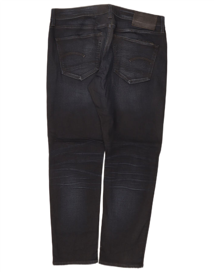 Blugi G-Star 3301 Slim pentru bărbați W36 L30 Bumbac bleumarin