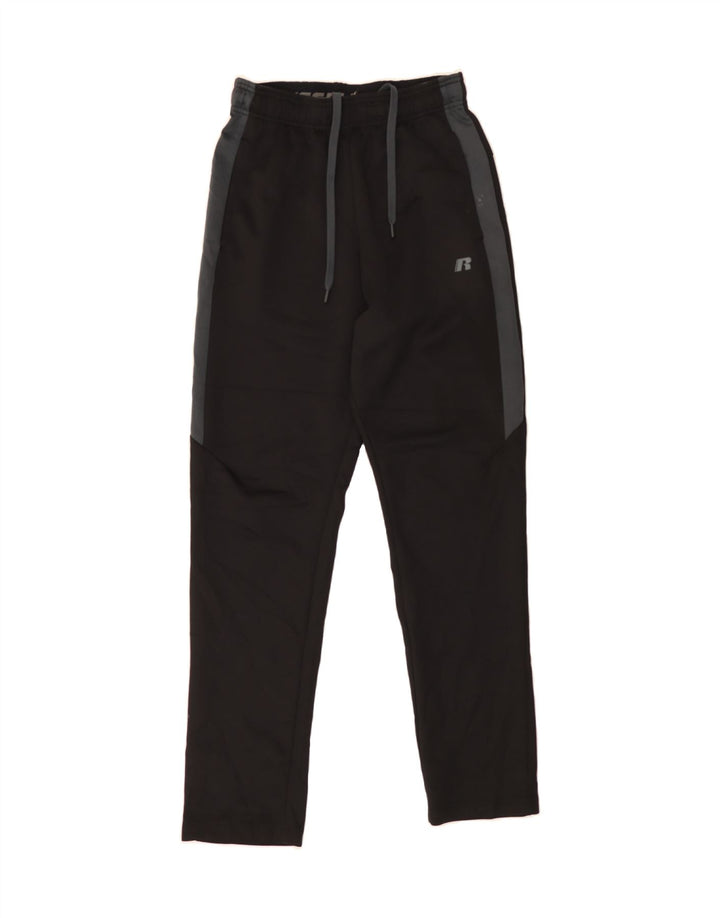 RUSSELL ATHLETIC Mens Tracksuit Trousers Small  Black Colourblock Vintage Russell Athletic and Second-Hand Russell Athletic from Messina Hembry 