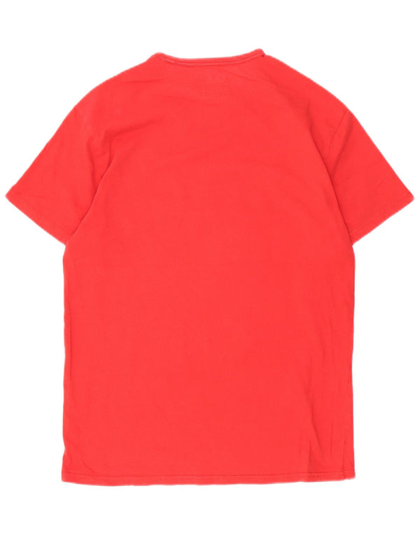 Tricou grafic Levi's 501 Standard Fit Top Bumbac rosu mic