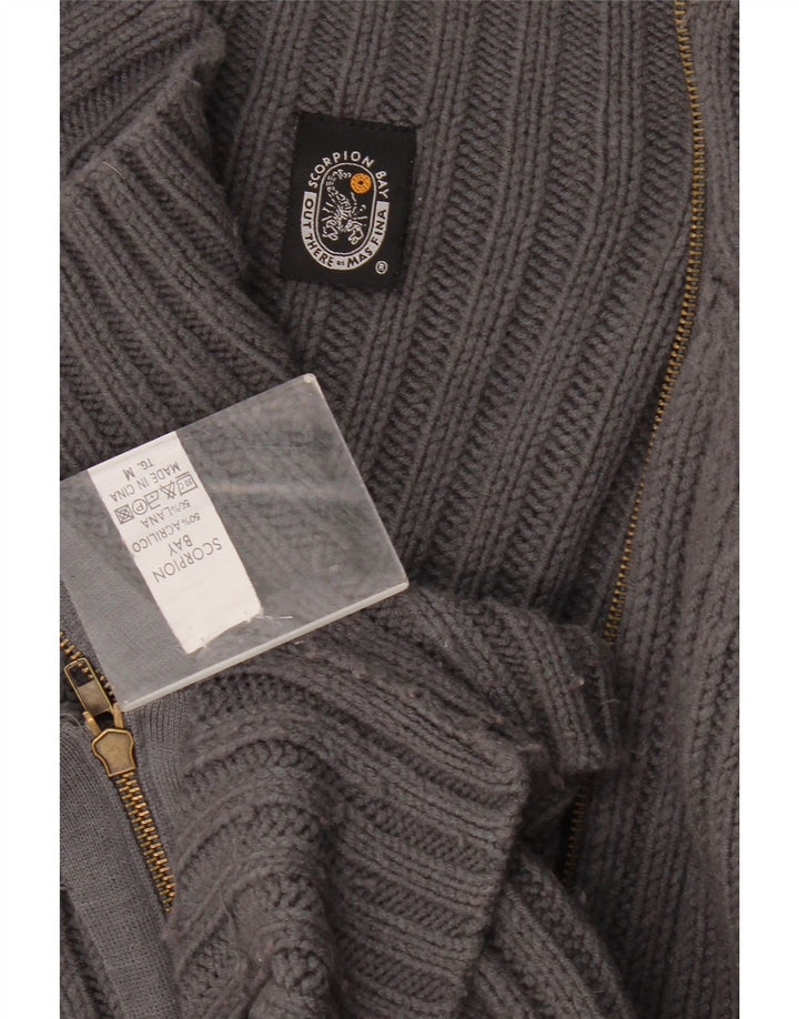 Pulover cardigan supradimensionat pentru femei Scorpion Bay UK 14 Medium Gri Acrilic