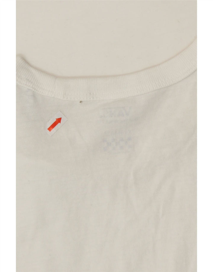 VANS Mens T-Shirt Top XS White Cotton Vintage Vans and Second-Hand Vans from Messina Hembry 