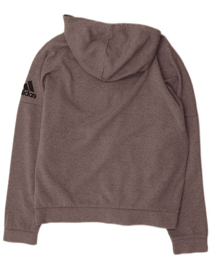 Pulover ADIDAS pentru bărbați, cu fermoar, mare, gri pete