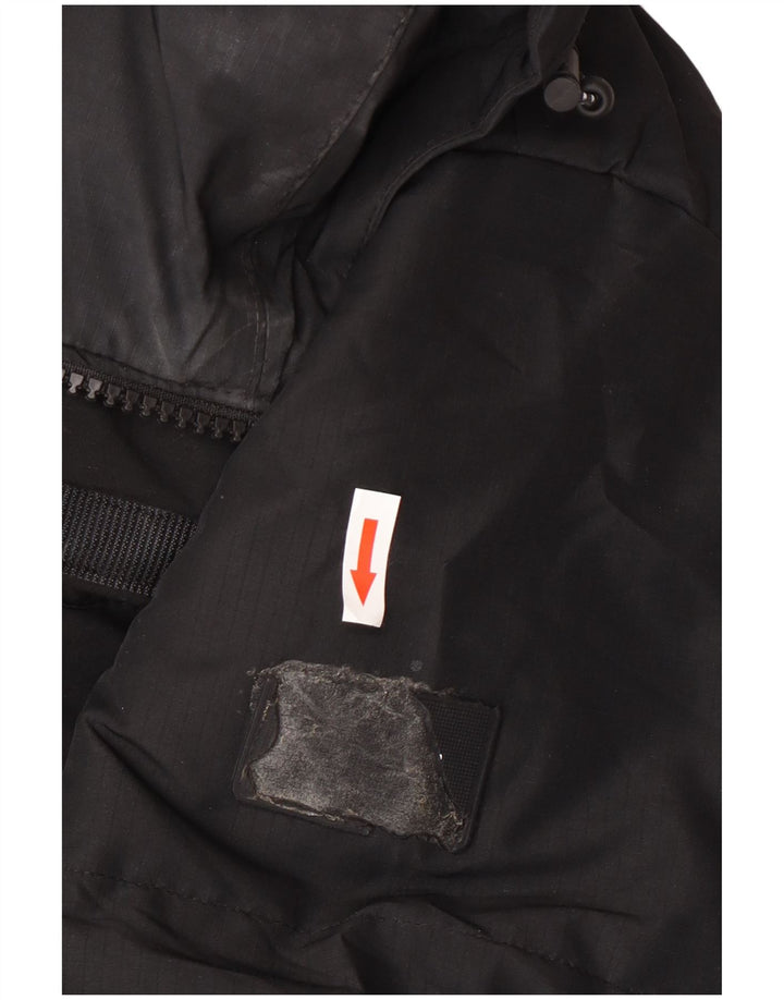 Jachetă căptușită cu glugă pentru bărbați Zara UK 44 2XL Poliester negru