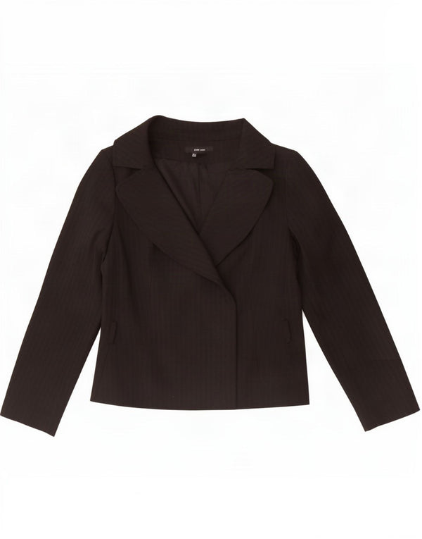 Blazer pentru femei Zara UK 14 Poliester mare cu dungi negre