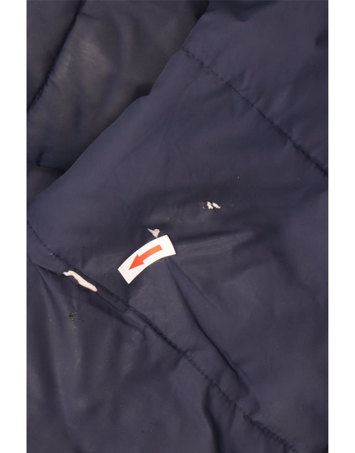 Jachetă căptușită cu grafică pentru bărbați Superdry UK 40, mare, nailon bleumarin