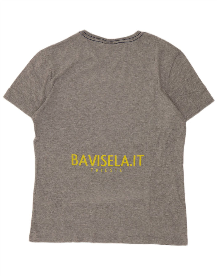 Tricou grafic Diadora pentru bărbați Top mare bumbac gri