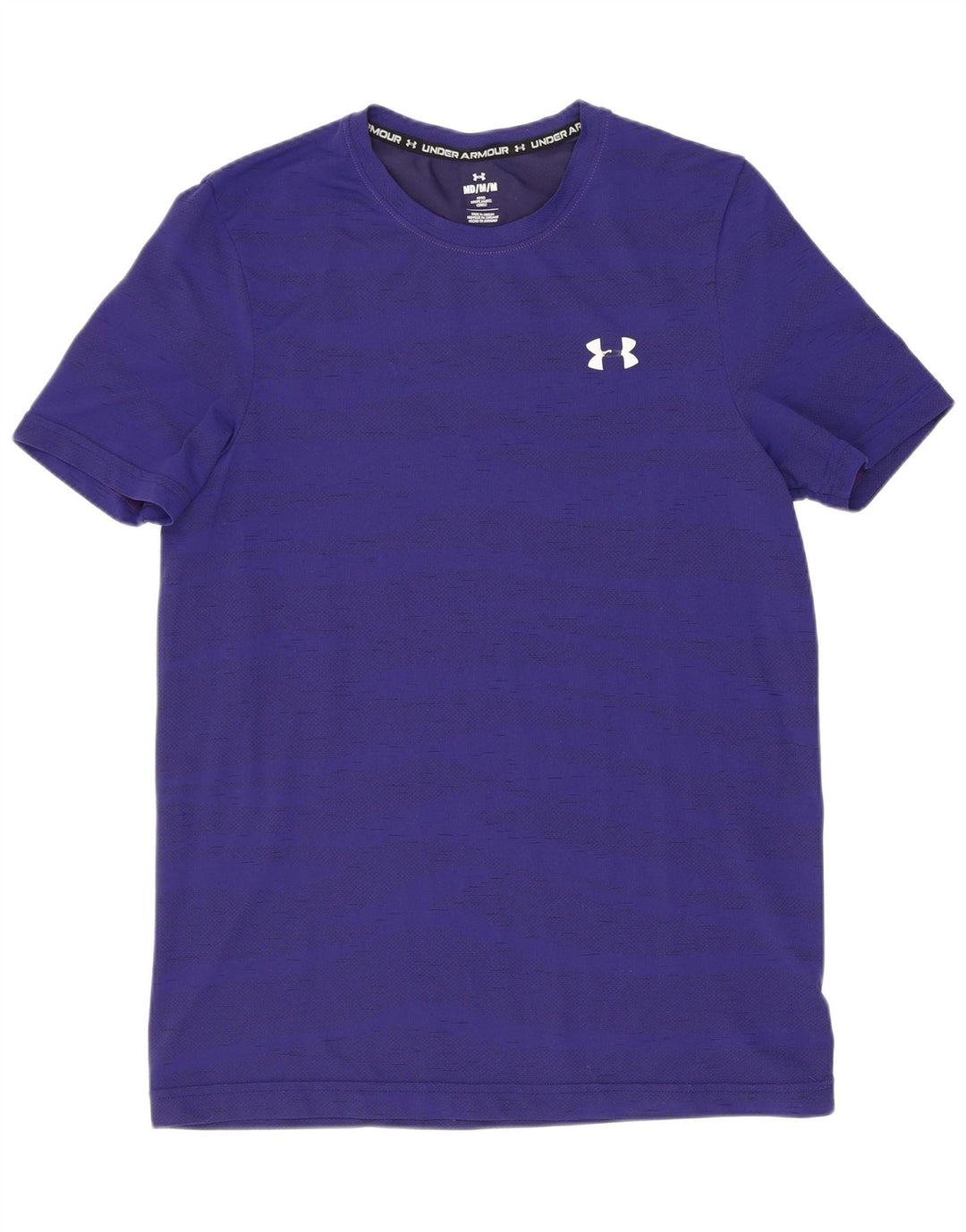 Tricou pentru bărbați Under Armour Top Mediu Bleumarin cu dungi