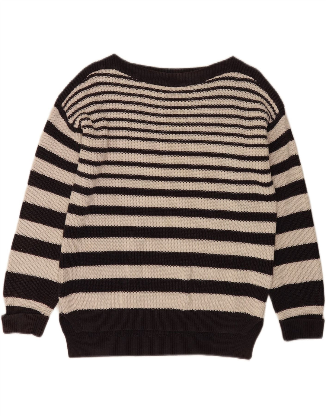 Pulover pentru femei Marks & Spencer cu decolteu cu barca UK 14 Medium Bleumarin