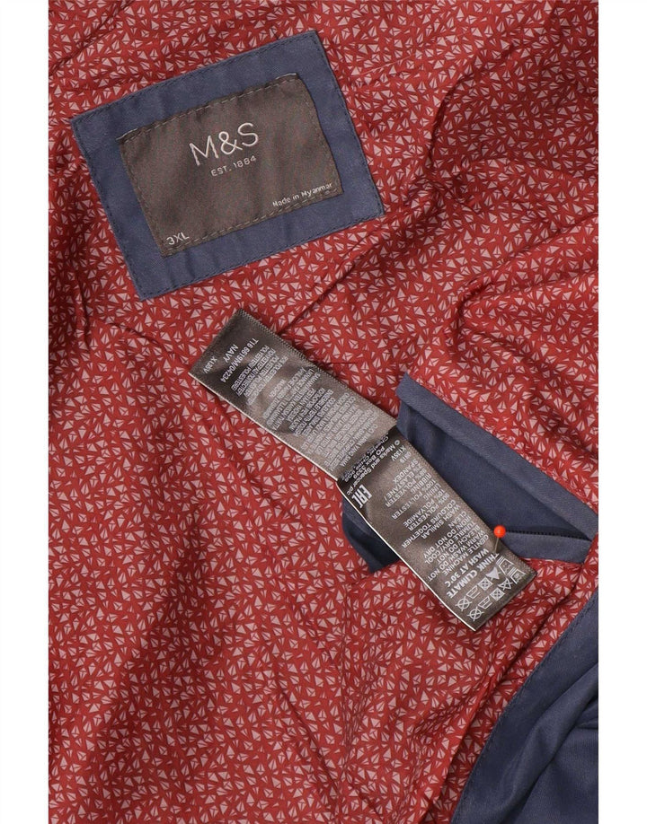 Jachetă Bomber pentru bărbați Marks & Spencer UK 46 3XL Poliester bleumarin