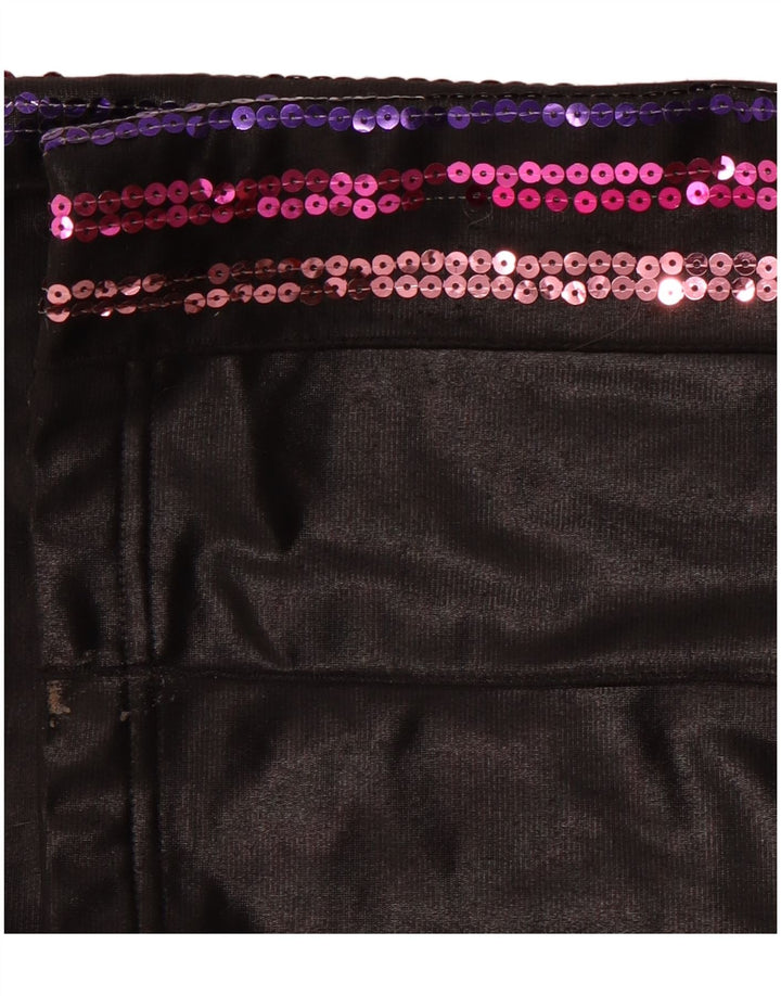 Pantaloni de trening ADIDAS pentru femei UK 18 XL poliester negru