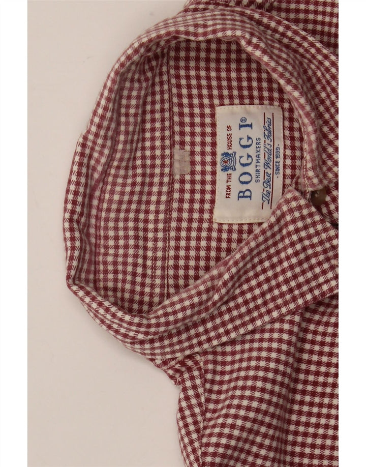Cămașă Boggi pentru bărbați, mare roșu Gingham