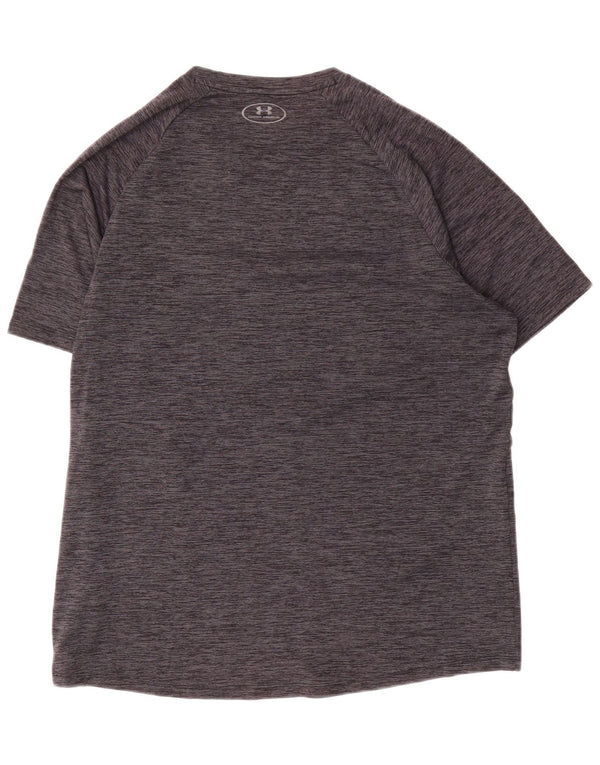 Tricou grafic Under Armour pentru bărbați Top mare, gri, poliester cu pături