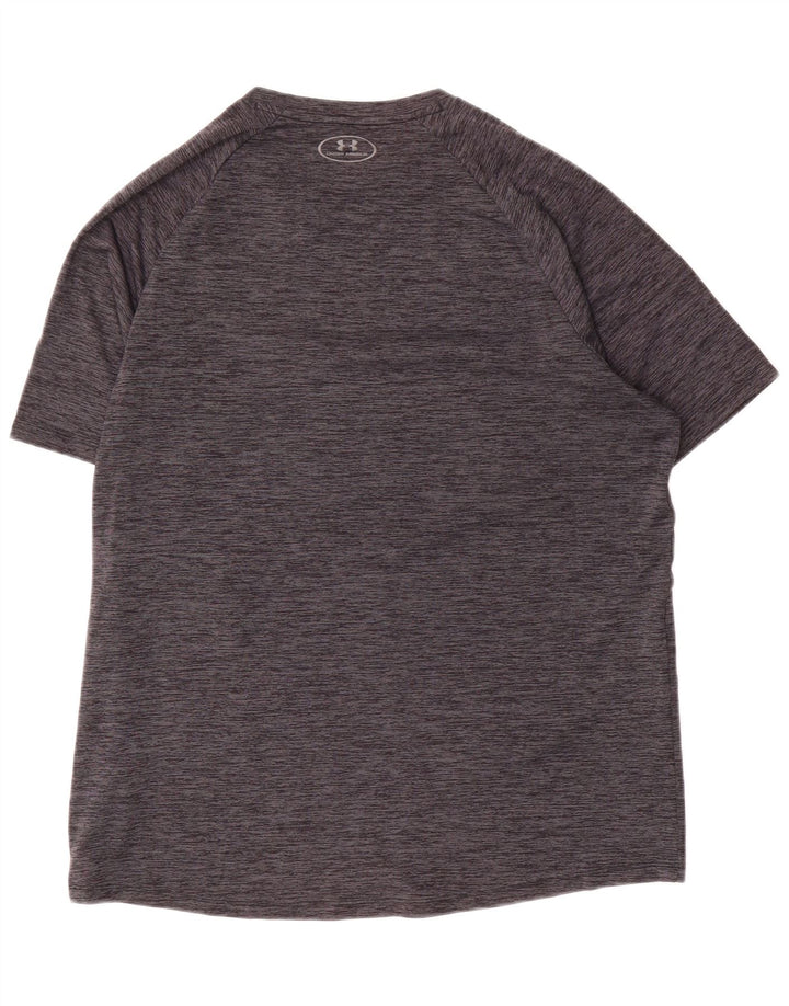 Tricou grafic Under Armour pentru bărbați Top mare, gri, poliester cu pături
