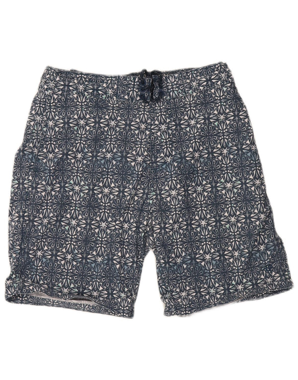Pantaloni scurți de înot pentru bărbați Fat Face, bumbac geometric, albastru, mediu