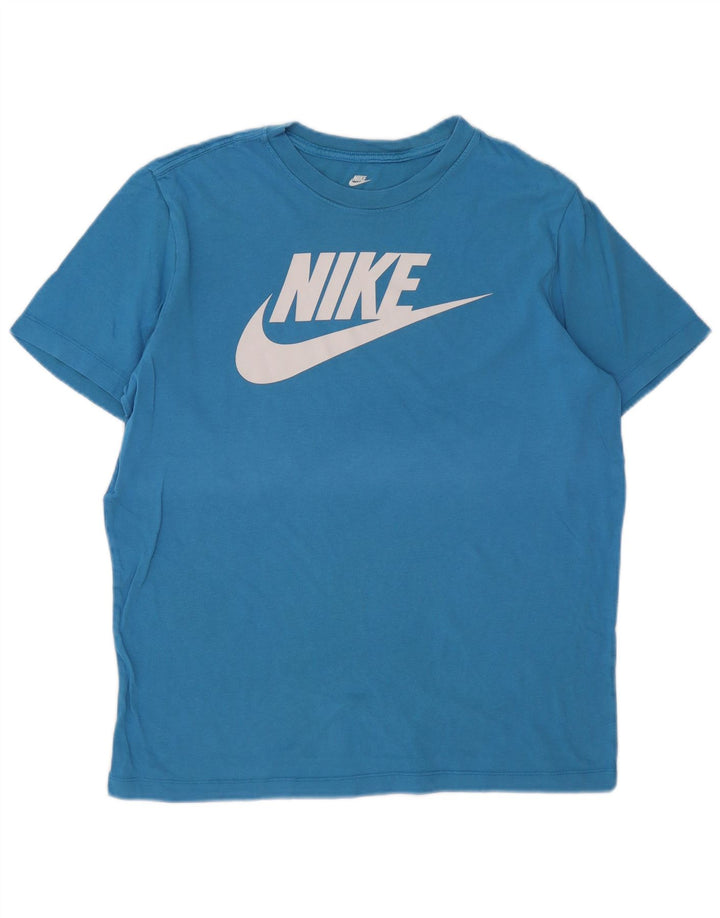 Tricou grafic pentru bărbați Nike Top Medium Blue