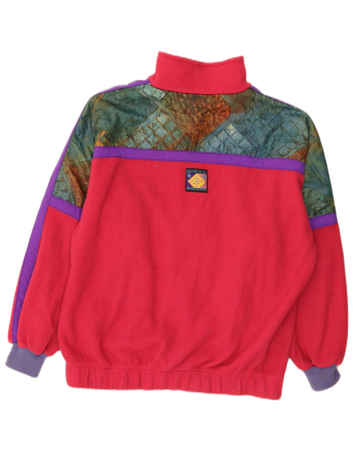 Jachetă polară pentru bărbați Santo Stefano UK 38 Medium Pink Check Poliester